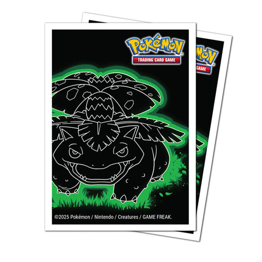 Pokemon Apex Deck Protectors - Neon Kanto - Venusaur (105ct)