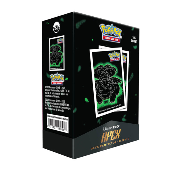 Pokemon Apex Deck Protectors - Neon Kanto - Venusaur (105ct)