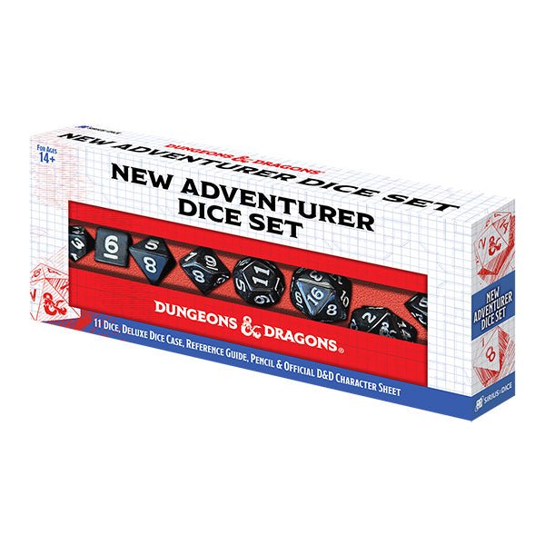 New Adventurer Dice Set (Black) - The Fourth Place