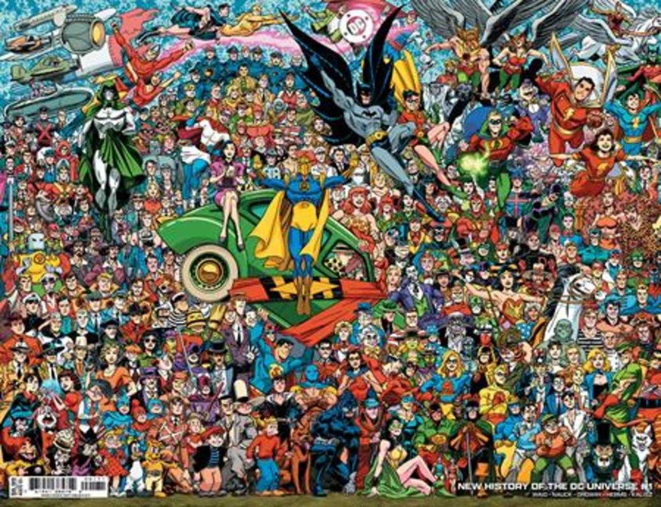 New History Of The DC Universe 1 (Of 4) Cover D Scott Koblish Legacy Wraparound Card Stock Variant - The Fourth Place