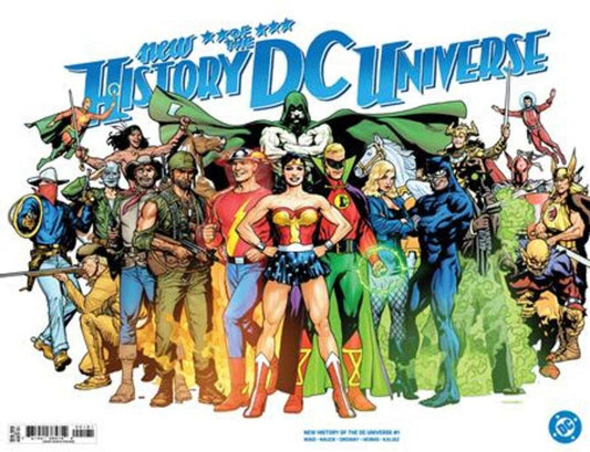 New History Of The DC Universe 1 (Of 4) Cover E Ryan Sook Wraparound Foil Variant - The Fourth Place
