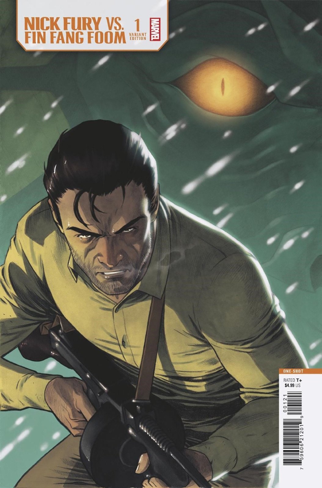 Nick Fury vs. Fin Fang Foom 1 Elena Casagrande Variant - The Fourth Place