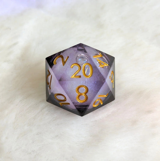 Night Castle - Large Glitter Shimmer Liquid Core D20