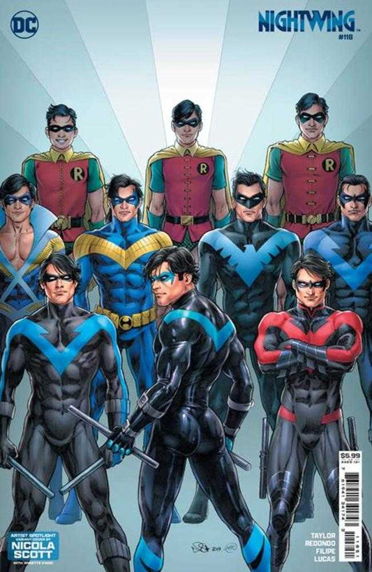 Nightwing #118 Cover E Nicola Scott Artist Spotlight Card Stock Variant - The Fourth Place