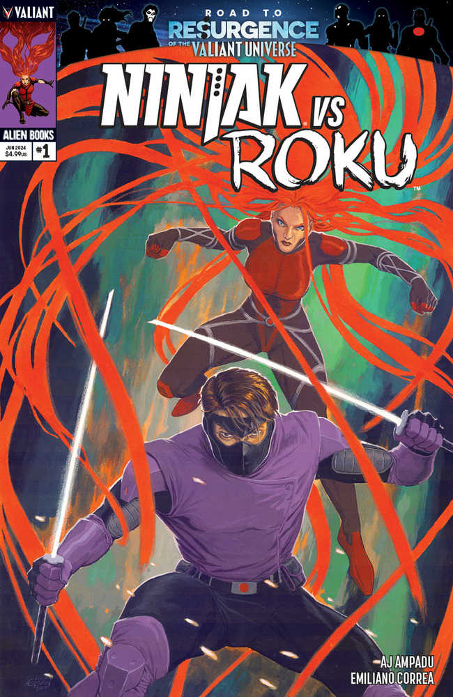 Ninjak vs Roku #1 (Of 4) Cover A Erbetta - The Fourth Place