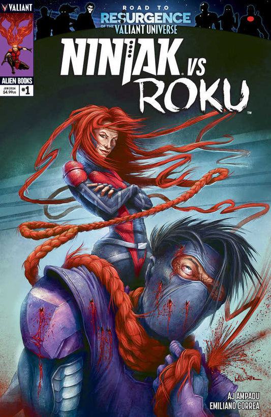 Ninjak vs Roku #1 (Of 4) Cover B Willsmer - The Fourth Place