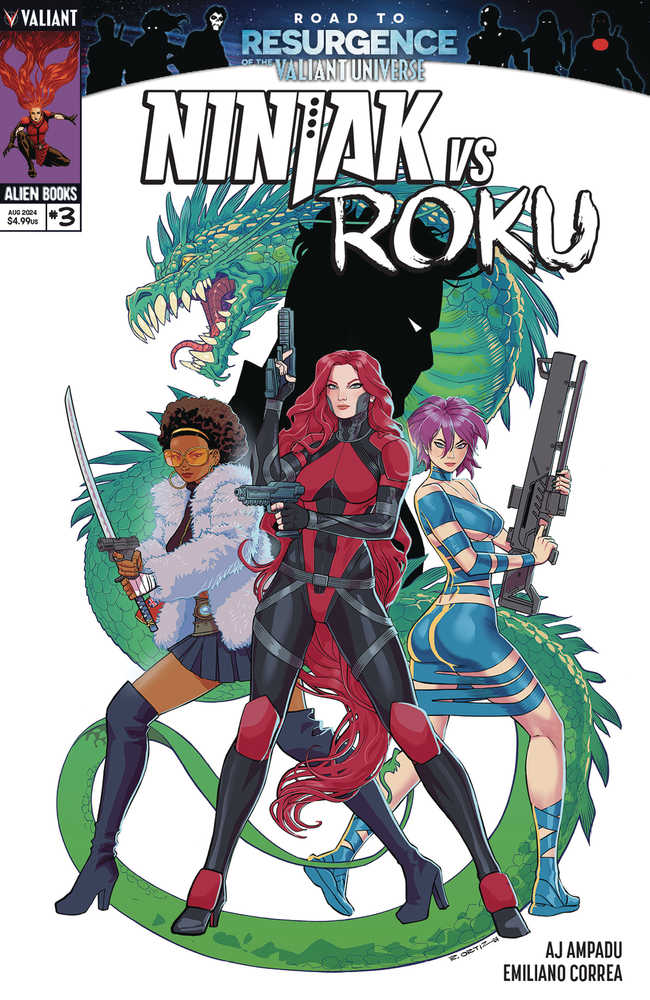 Ninjak vs Roku #3 (Of 4) Cover A Ortiz - The Fourth Place