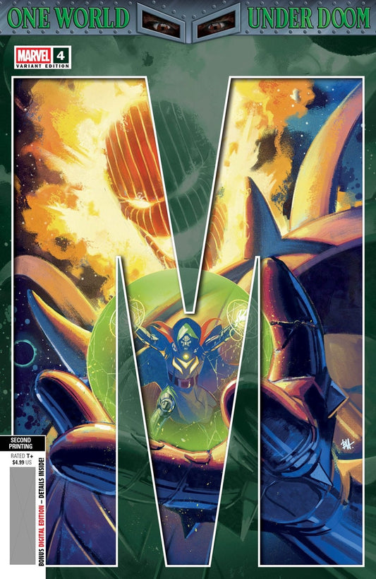 One World Under Doom 4 Ben Harvey 2nd Print Variant - The Fourth Place