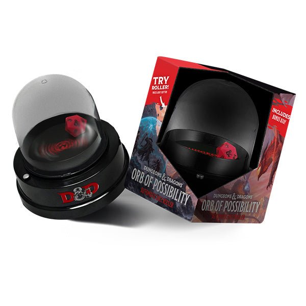 Orb of Possibility - Automatic Dice Roller w/ Silicone D20 and Removable Lid - The Fourth Place