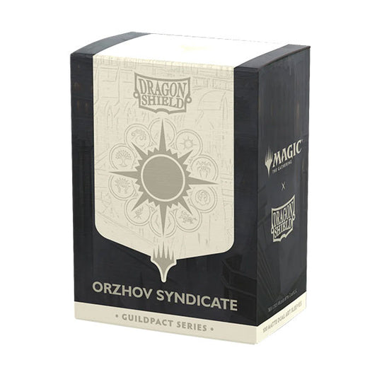 Dragon Shield Sleeves: Dual Matte 'Guildpact Series- 'Orzhov Syndicate' (100 ct.)