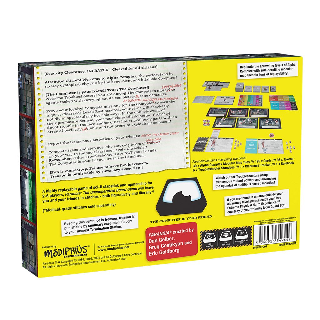 Paranoia: The Uncooperative Board Game - The Fourth Place