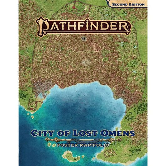 Pathfinder 2E: Lost Omens - City of Lost Omens Poster Map Folio - The Fourth Place