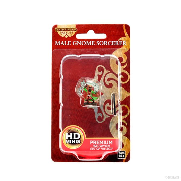 Pathfinder Battles Premium Minis: Gnome Sorcerer Male - The Fourth Place