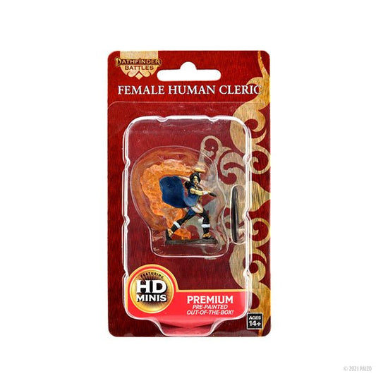 Pathfinder Battles Premium Minis: Human Cleric Female - The Fourth Place