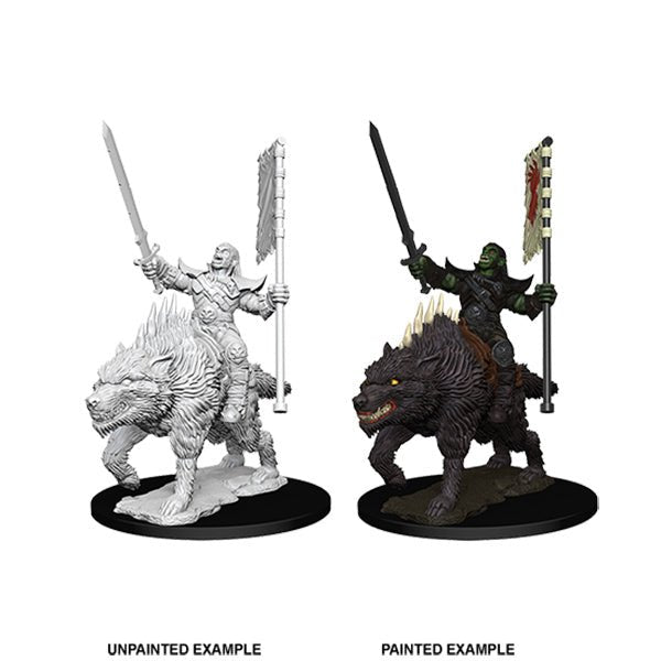 Pathfinder Minis: Deep Cuts Wave 7 - Orc on Dire Wolf - The Fourth Place
