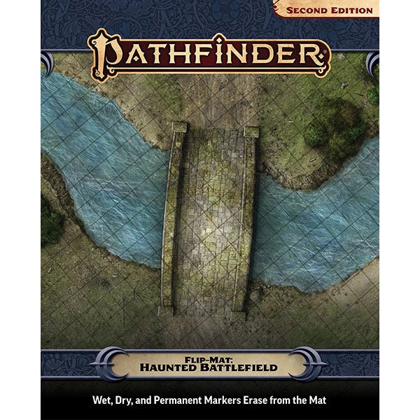 Pathfinder RPG: Flip - Mat - Haunted Battlefield - The Fourth Place