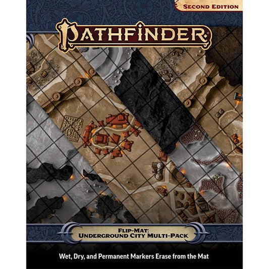 Pathfinder RPG: Flip - Mat - Underground city Multi - Pack - The Fourth Place