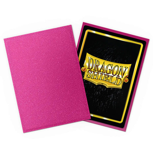 Dragon Shield Sleeves: Standard - Matte Sparkles: Pink Sapphire (100)