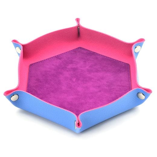Purple and Pink - Hexagonal Dice Rolling Tray