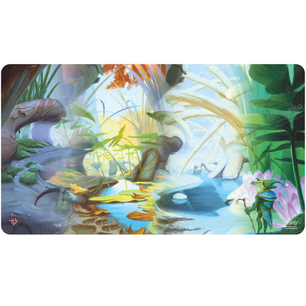 Playmat: MTG - Bloomburrow - Island Seasons - The Fourth Place