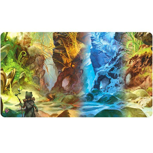 Playmat: MTG - Bloomburrow - Swamp Seasons - The Fourth Place