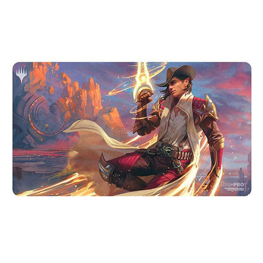 Playmat: MTG- Outlaws of Thunder Junction- Kellan, the Kid - The Fourth Place