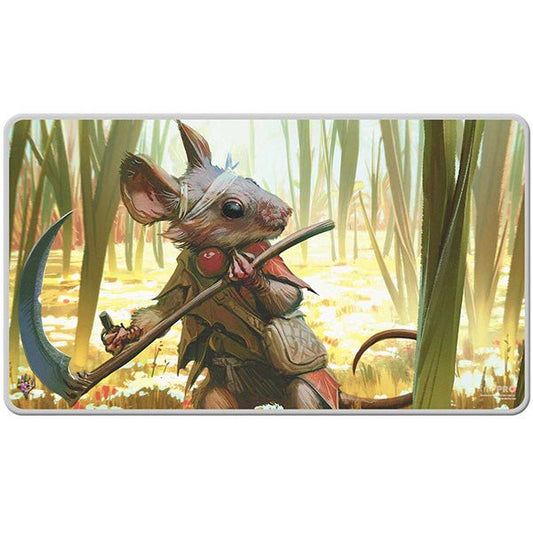 Playmat: MTG Stitched - Bloomburrow - Swords to Plowshares, Special Guest - The Fourth Place