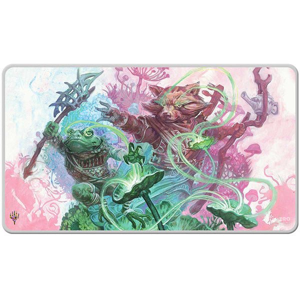 Playmat: MTG Stitched - Bloomburrow - Sylvan Tutor, Special Guest - The Fourth Place