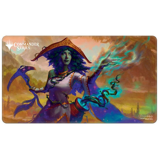 Playmat: MTG Stitched- Commander Series 2- Allied Color- Sythis, Harvest's Hand - The Fourth Place