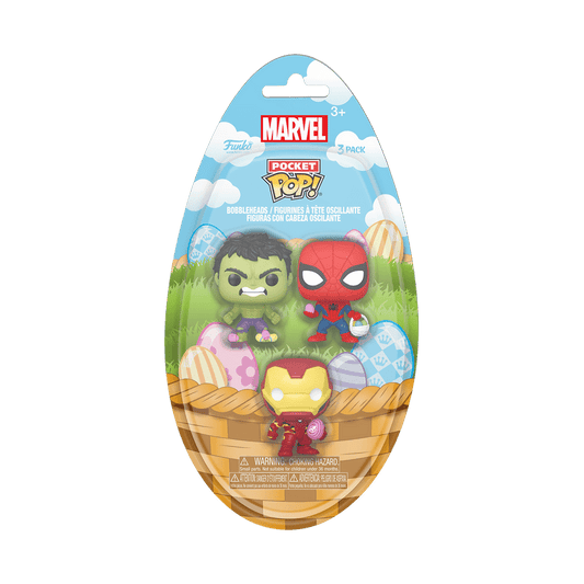 Pocket Pop! Easter Hulk, Spider - Man, Iron Man 3 - Pack - The Fourth Place