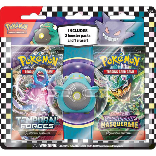 Pokemon TCG: Back to School 2024 Eraser Blister (2 types) - The Fourth Place