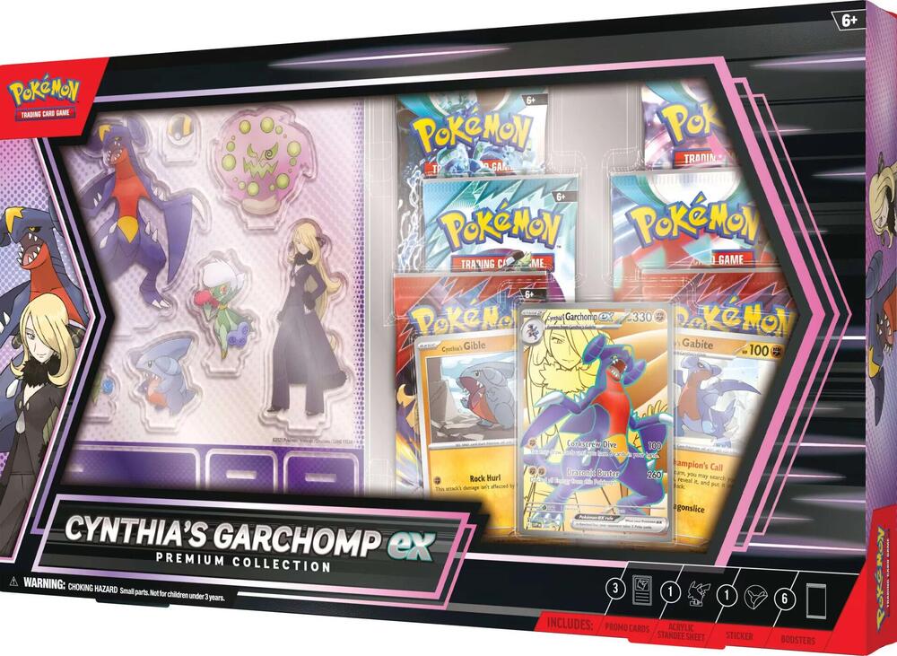 Pokemon TCG: Cynthia's Garchomp ex Premium Collection - The Fourth Place