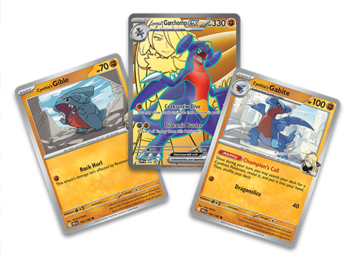 Pokemon TCG: Cynthia's Garchomp ex Premium Collection - The Fourth Place