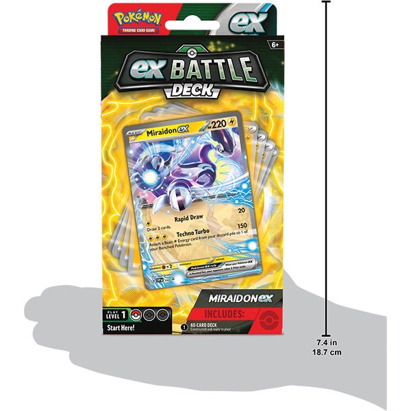 Pokemon TCG: Ex Battle Deck (2 Types) (Victini ex or Miraidon ex) Pokemon TCG: Ex Battle Deck (2 Types) (Victini ex or Miraidon ex)