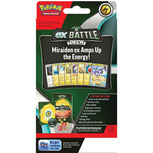 Pokemon TCG: Ex Battle Deck (2 Types) (Victini ex or Miraidon ex) - The Fourth Place