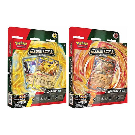 Pokemon TCG: Ex Deluxe Battle Deck (Ninetales ex or Zapdos ex) 2 Styles - The Fourth Place