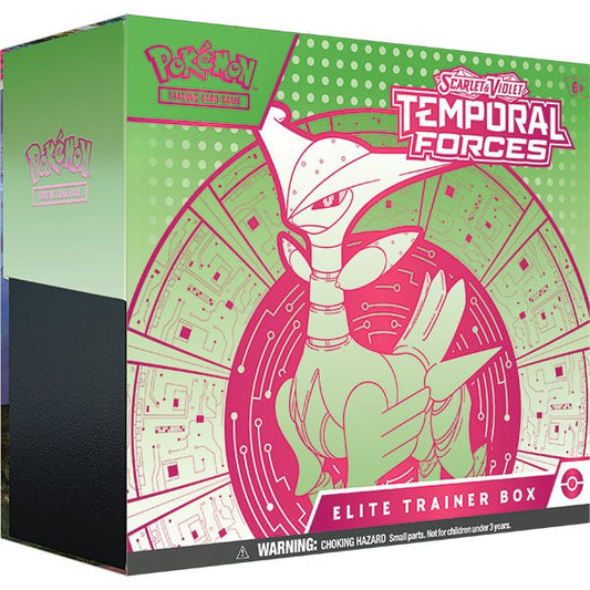 Pokemon TCG: Scarlet & Violet 05 Temporal Forces- Elite Trainer Box (2 Styles) (SV05) - The Fourth Place