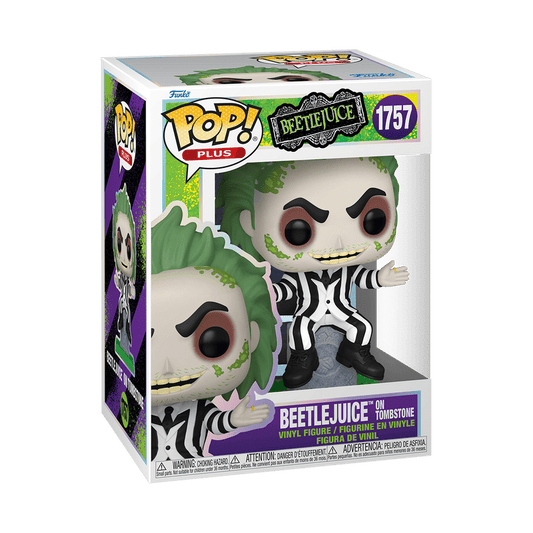 POP PLUS BEETLEJUICE S3 BEETLEJUICE W TOMBSTONE FIG - The Fourth Place
