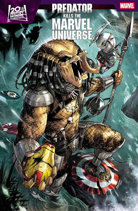 Predator Kills The Marvel Universe 1 Michele Bandini Foil Variant - The Fourth Place