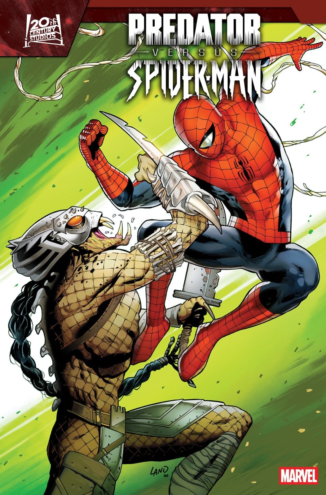 Predator vs Spider - Man 1 (Of 4) Greg Land Foil Variant - The Fourth Place