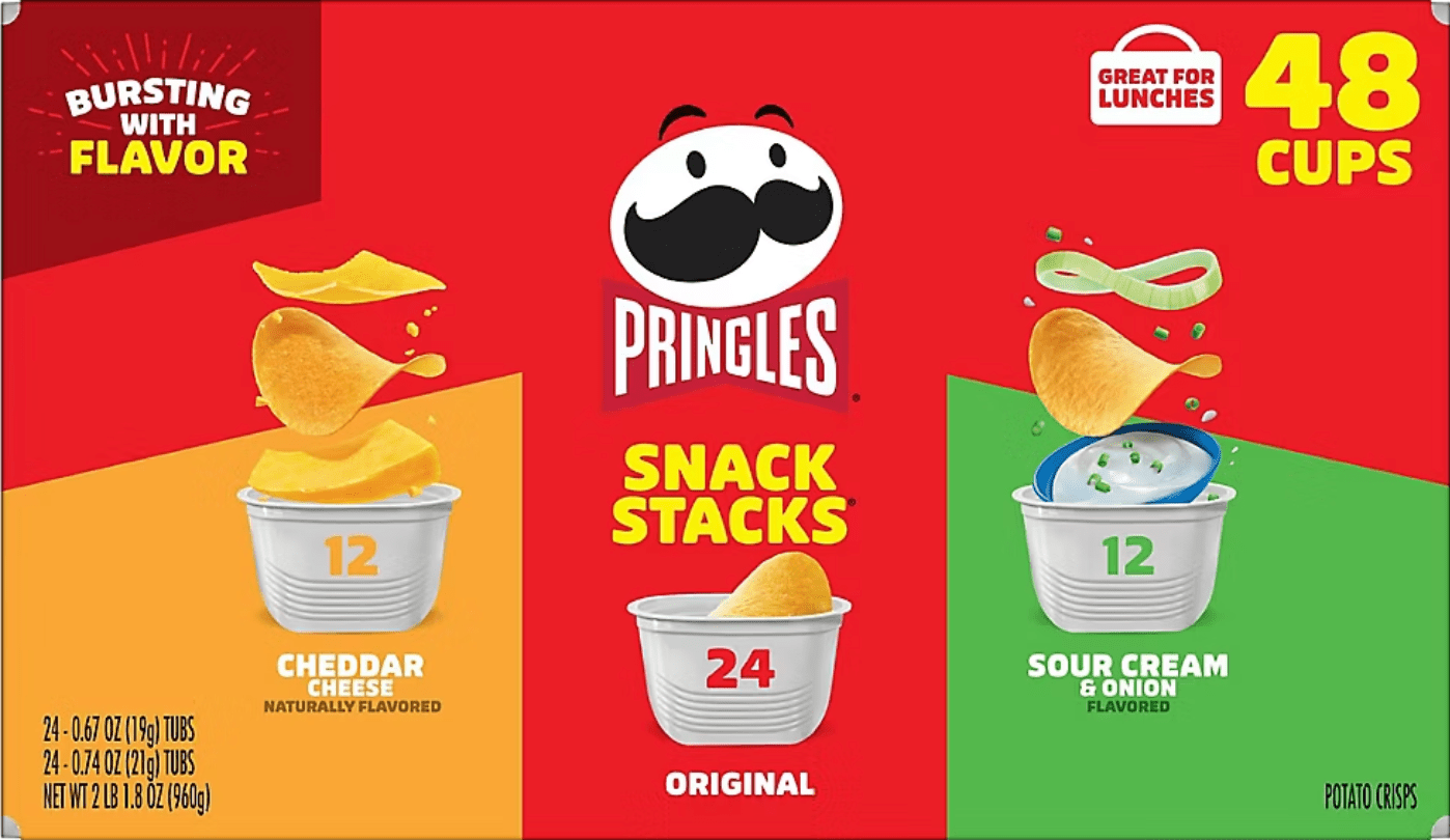 Pringles Cheddar Cheese Snack Stack - The Fourth Place