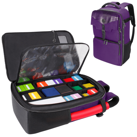 Purple Trading Card Backpack - Collector's Edition (Full Size) - The Fourth Place