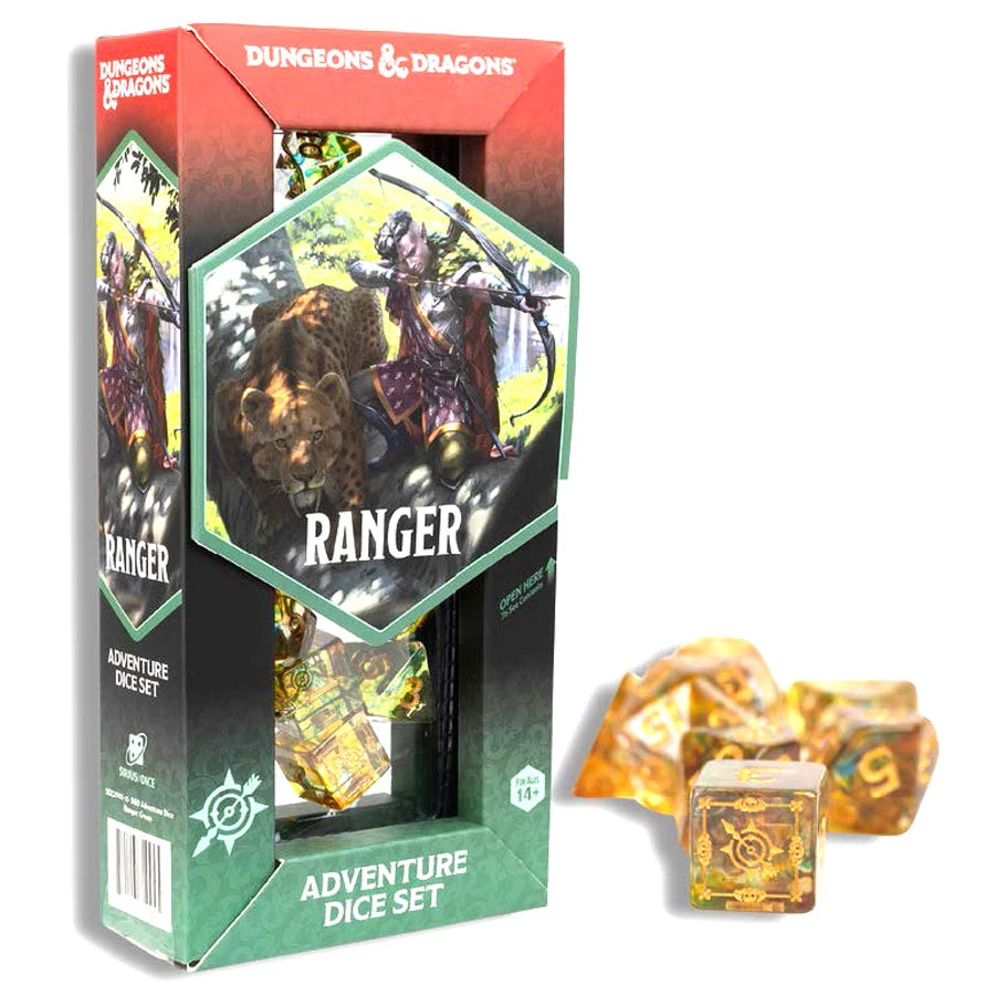 D&D Adventure Dice Set: Ranger (Green/Gold)