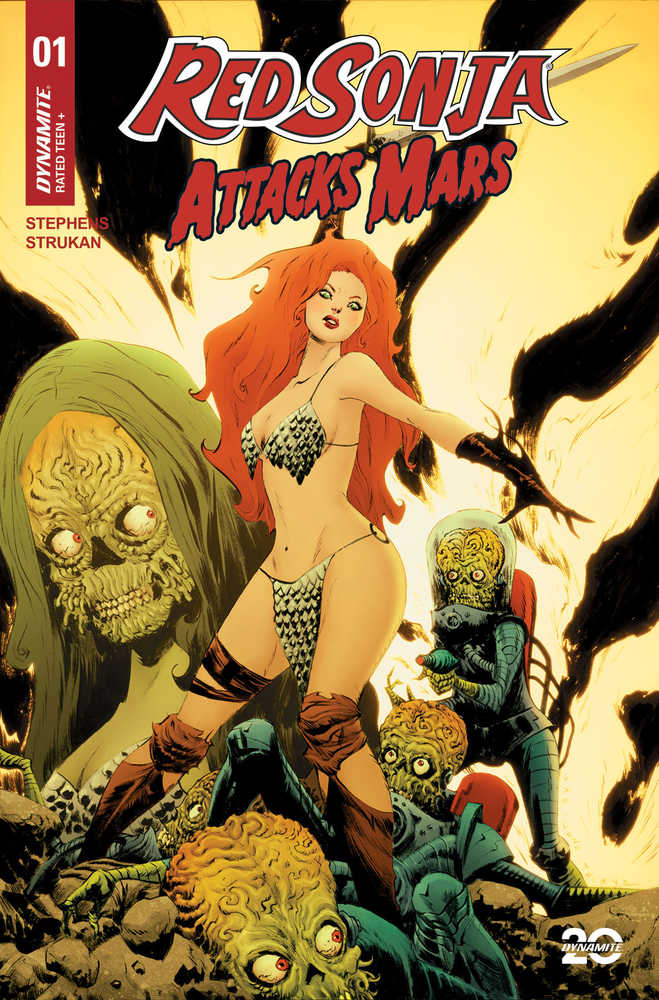 Red Sonja Attacks Mars 1 Cover B Lee & Chung - The Fourth Place