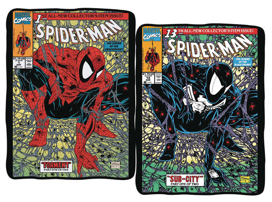 Sdcc 2024 Spider - Man #1 Double Sided Previews Exclusive Fleece Blanket - The Fourth Place