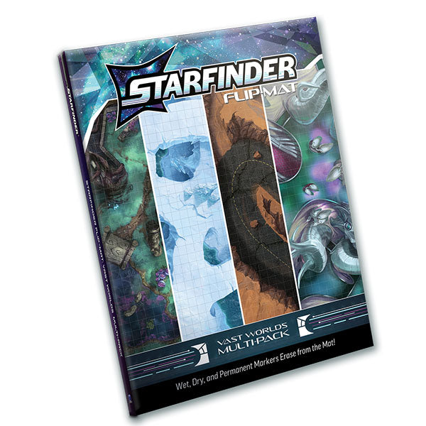 Starfinder RPG: Flip-Mat- Vast Worlds Multi-Pack