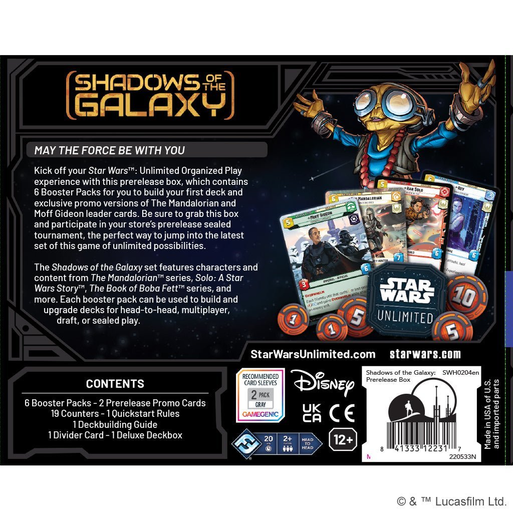 Shadows of the Galaxy: Prerelease Case (SWU2) - The Fourth Place