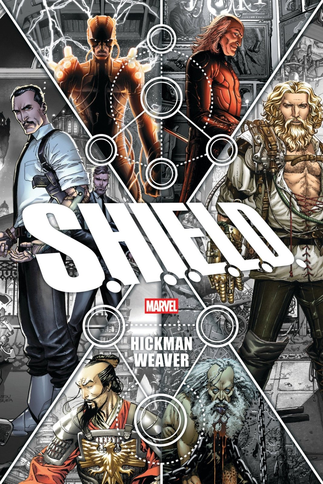 S.H.I.E.L.D. By Hickman & Weaver Omnibus Dustin Weaver Cover [Direct Market Only] - The Fourth Place
