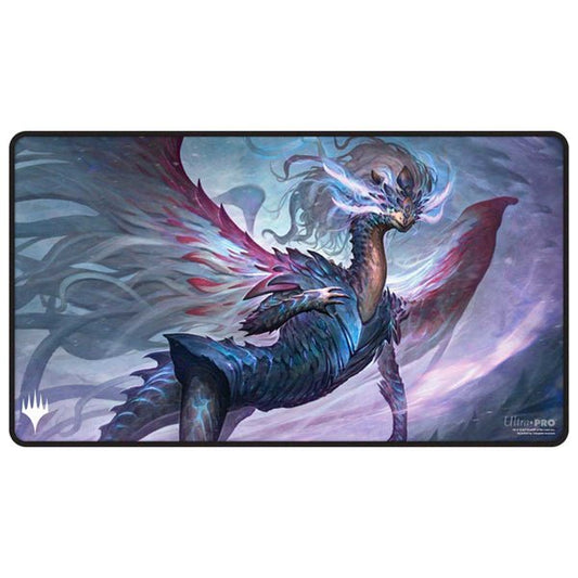 Shiko, Paragon of the Way - Tarkir Dragonstorm Black Stitched Playmat - The Fourth Place