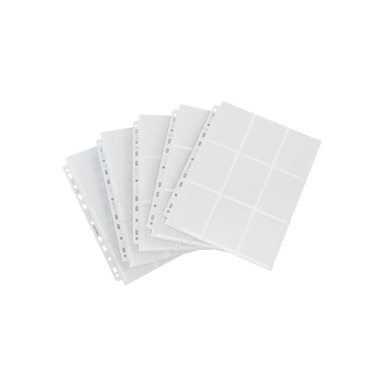 18-Pocket Pages: Side-Loading, White (50 Pages)